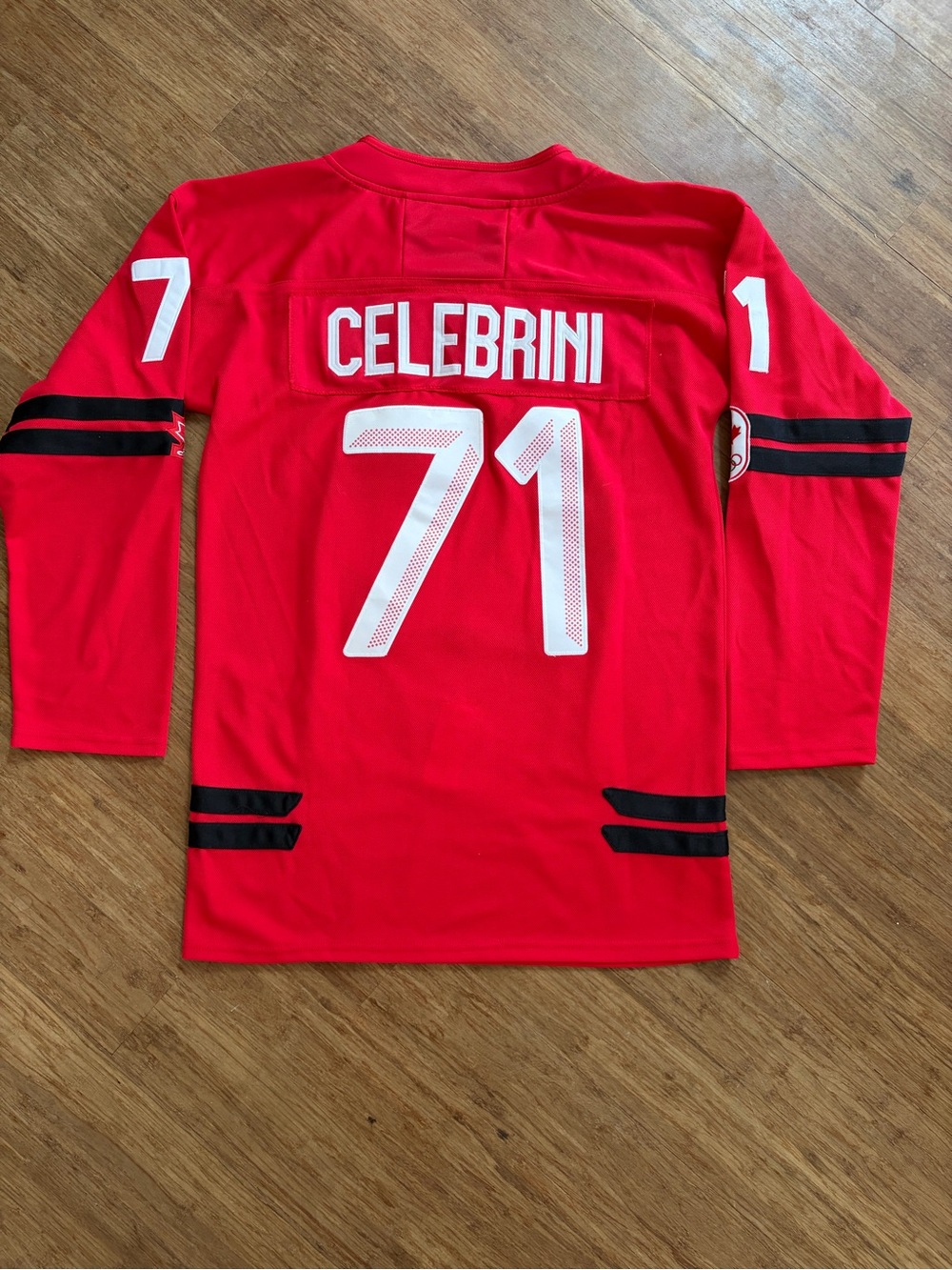 Olympic Team Canada Macklin Celebrini #71 Bauer Hockey Jersey Mens S